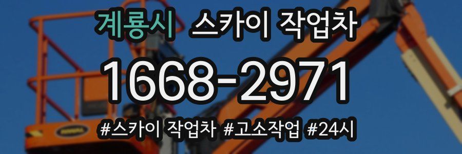 계룡시 스카이 작업차