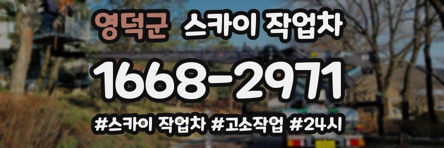 영덕군 스카이 작업차