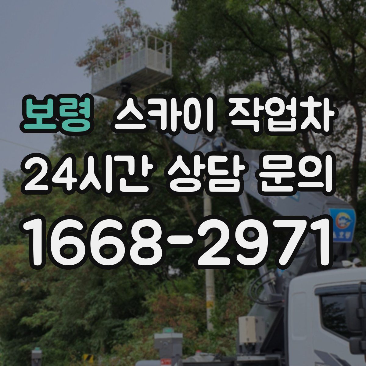 보령 스카이 작업차