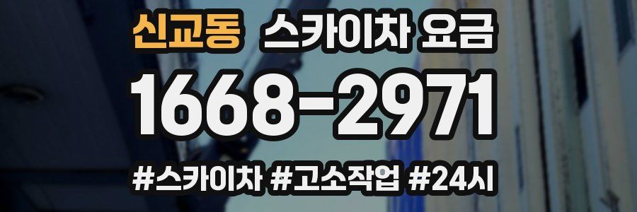 신교동 스카이차 요금
