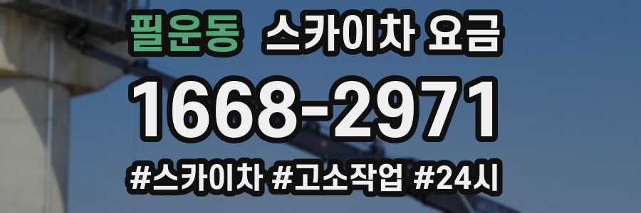 필운동 스카이차 요금