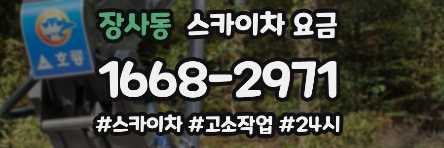 장사동 스카이차 요금