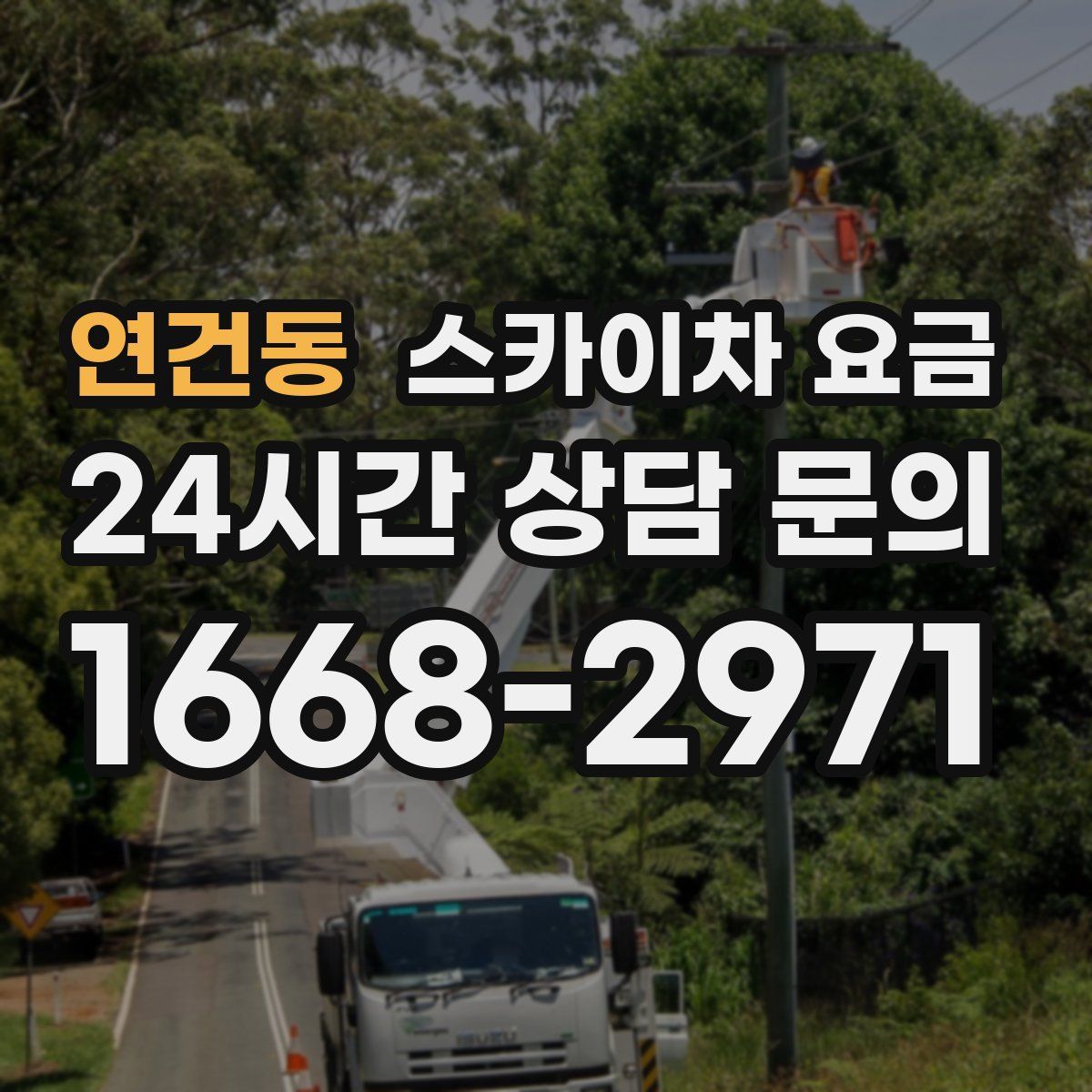 연건동 스카이차 요금