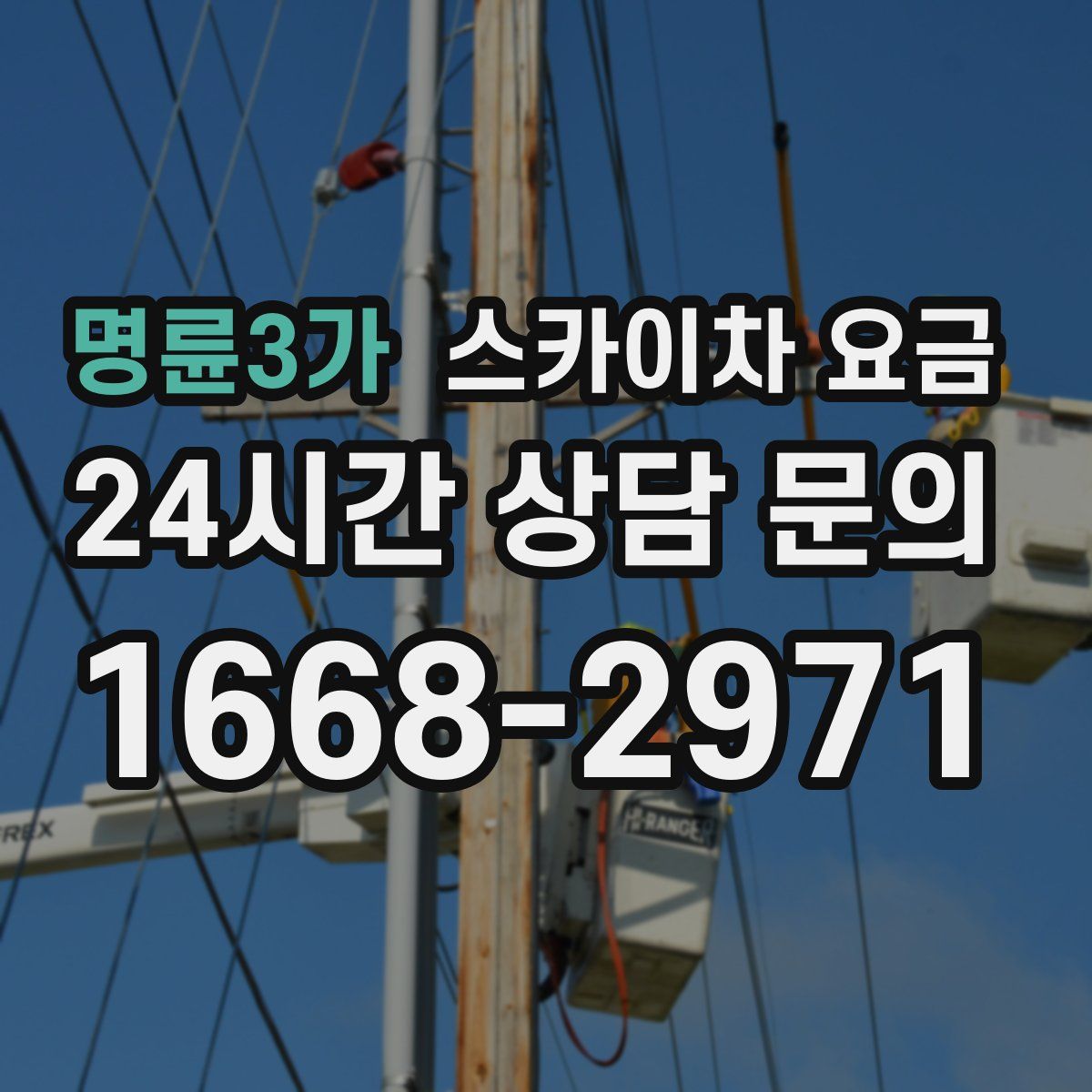 명륜3가 스카이차 요금