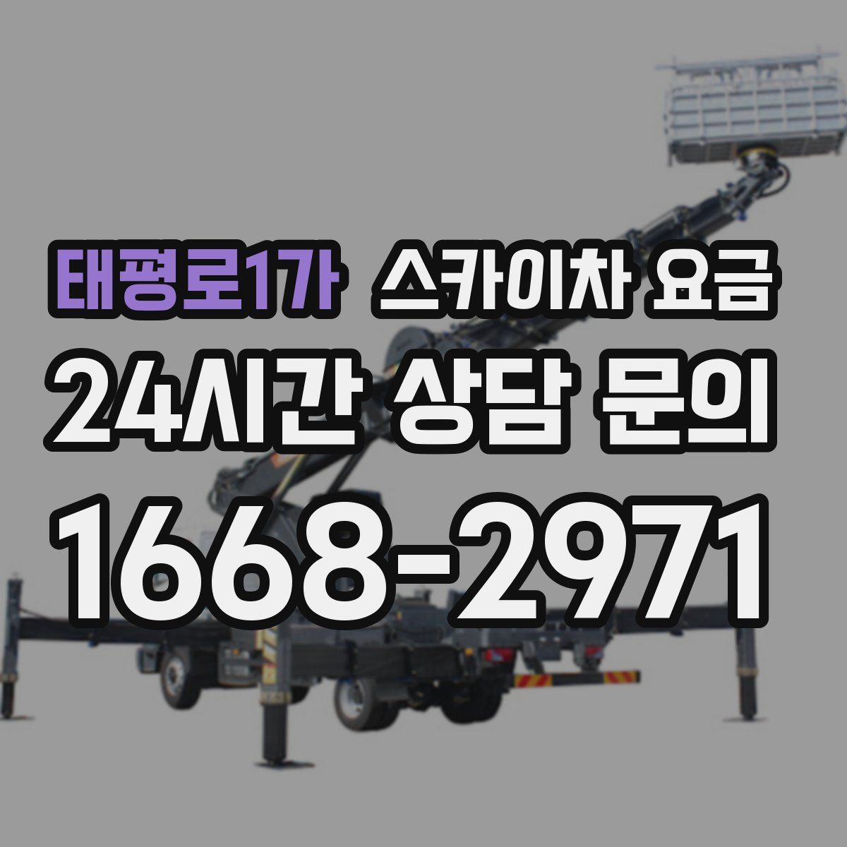 태평로1가 스카이차 요금