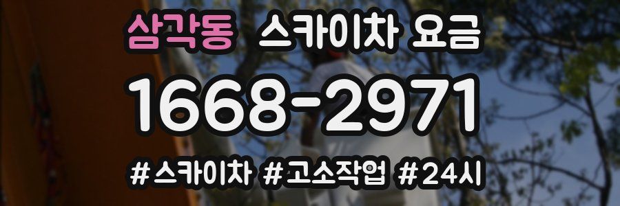 삼각동 스카이차 요금