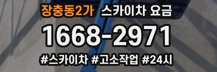장충동2가 스카이차 요금