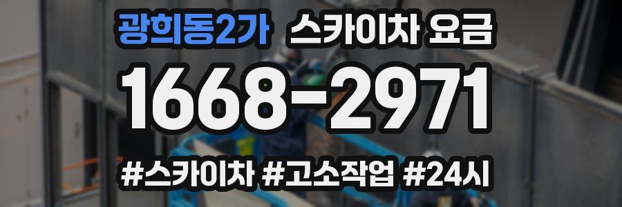 광희동2가 스카이차 요금