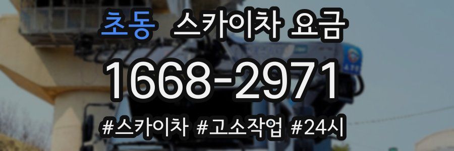 초동 스카이차 요금