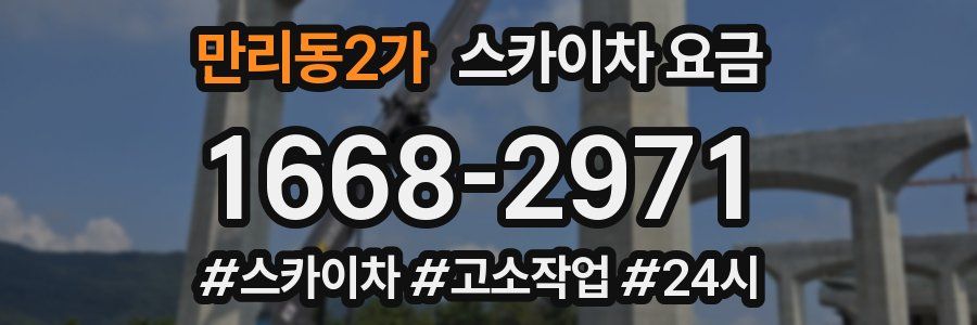 만리동2가 스카이차 요금