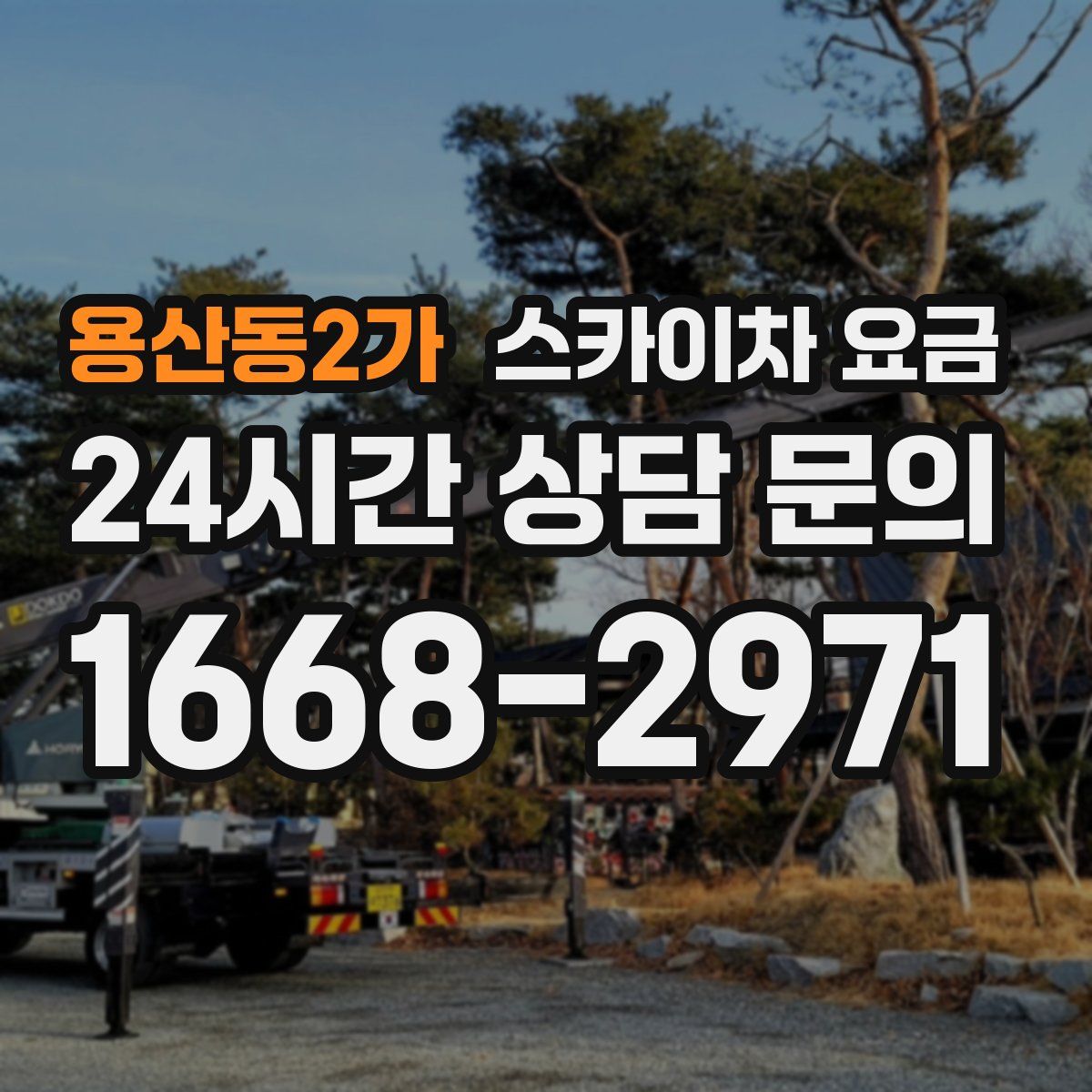 용산동2가 스카이차 요금