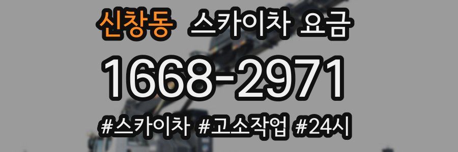 신창동 스카이차 요금