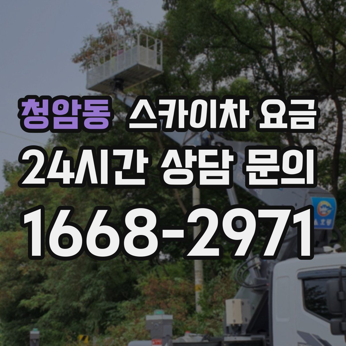 청암동 스카이차 요금