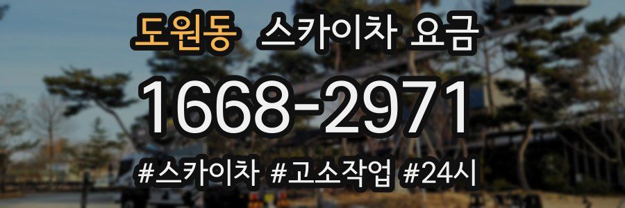 도원동 스카이차 요금