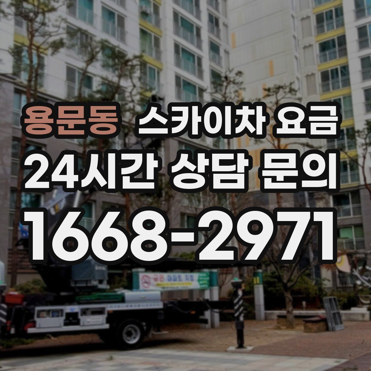 용문동 스카이차 요금