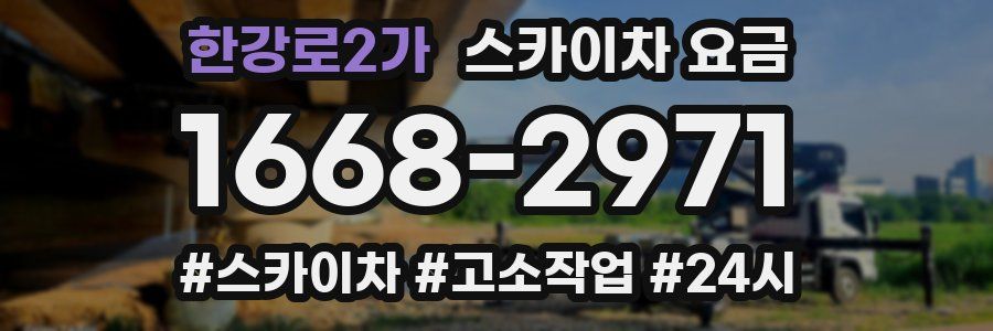 한강로2가 스카이차 요금