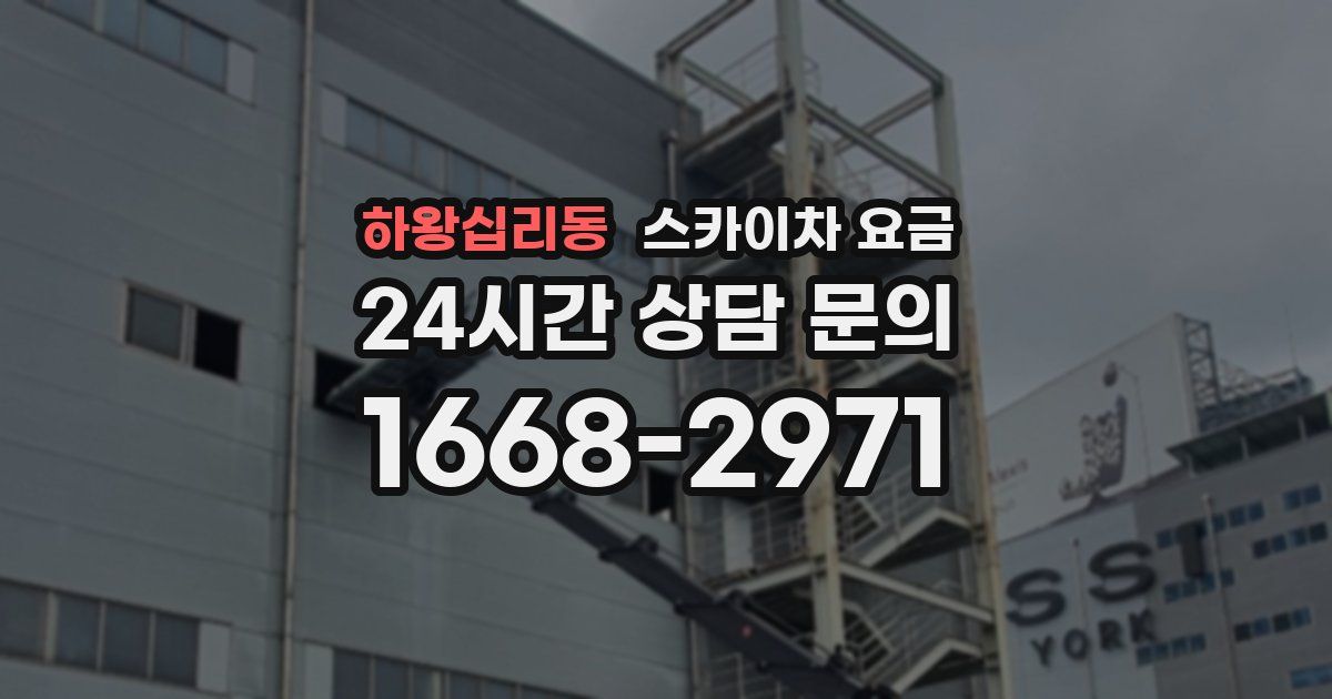 하왕십리동 스카이차 요금