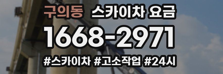구의동 스카이차 요금