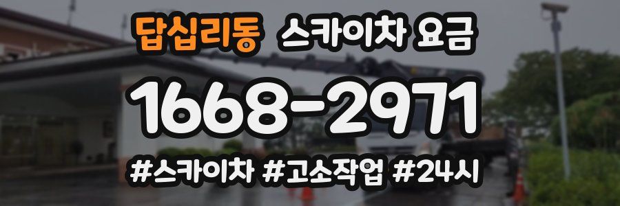 답십리동 스카이차 요금