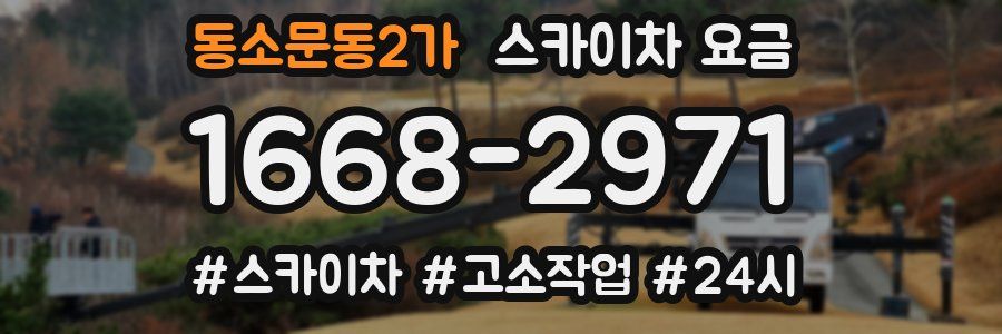 동소문동2가 스카이차 요금