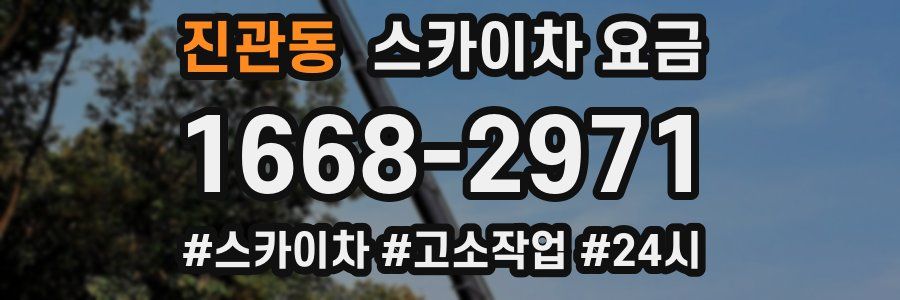 진관동 스카이차 요금