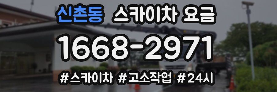 신촌동 스카이차 요금