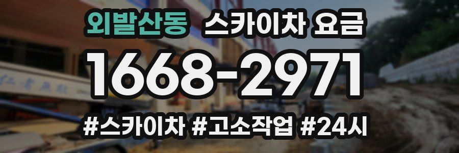 외발산동 스카이차 요금