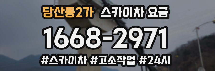 당산동2가 스카이차 요금
