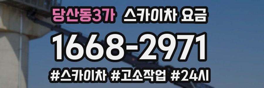 당산동3가 스카이차 요금