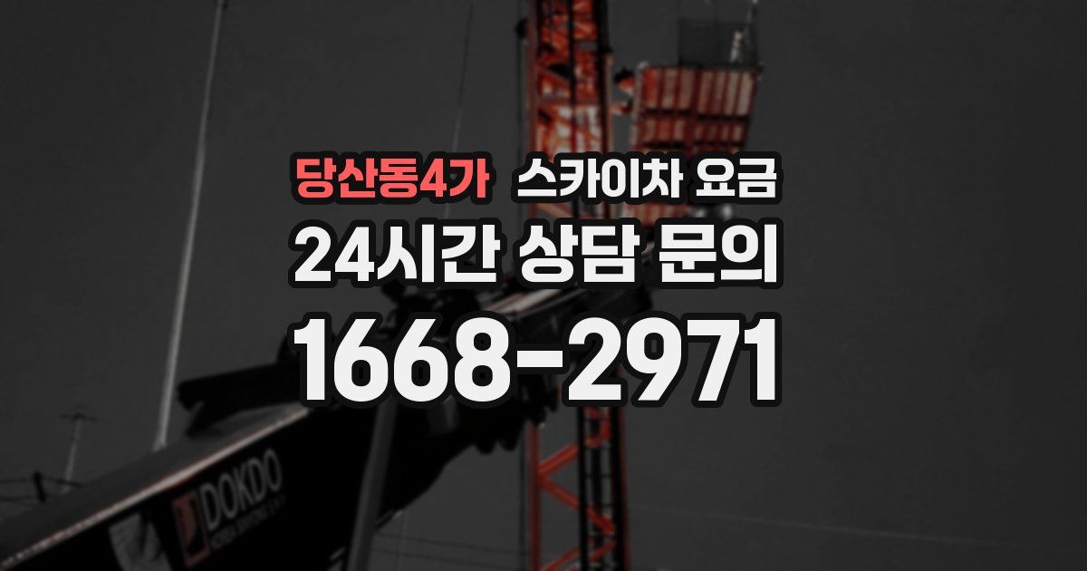 당산동4가 스카이차 요금