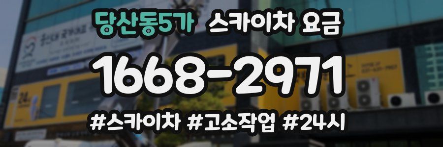당산동5가 스카이차 요금