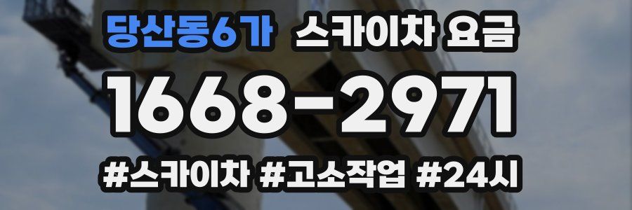 당산동6가 스카이차 요금