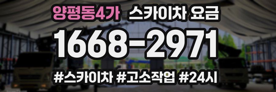 양평동4가 스카이차 요금