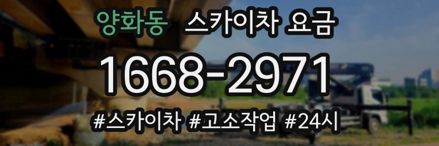 양화동 스카이차 요금