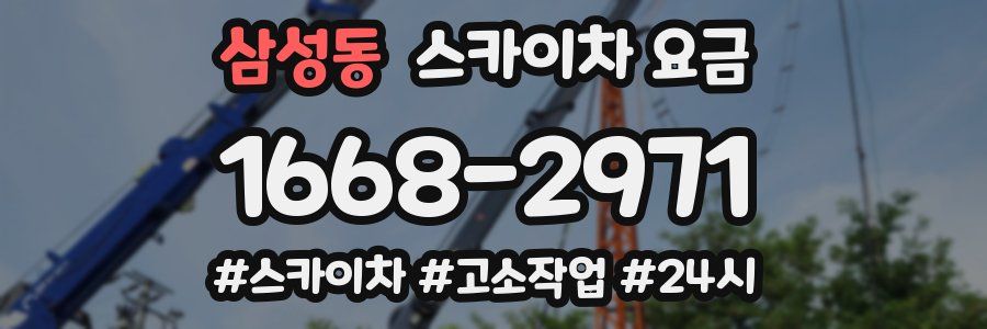 삼성동 스카이차 요금