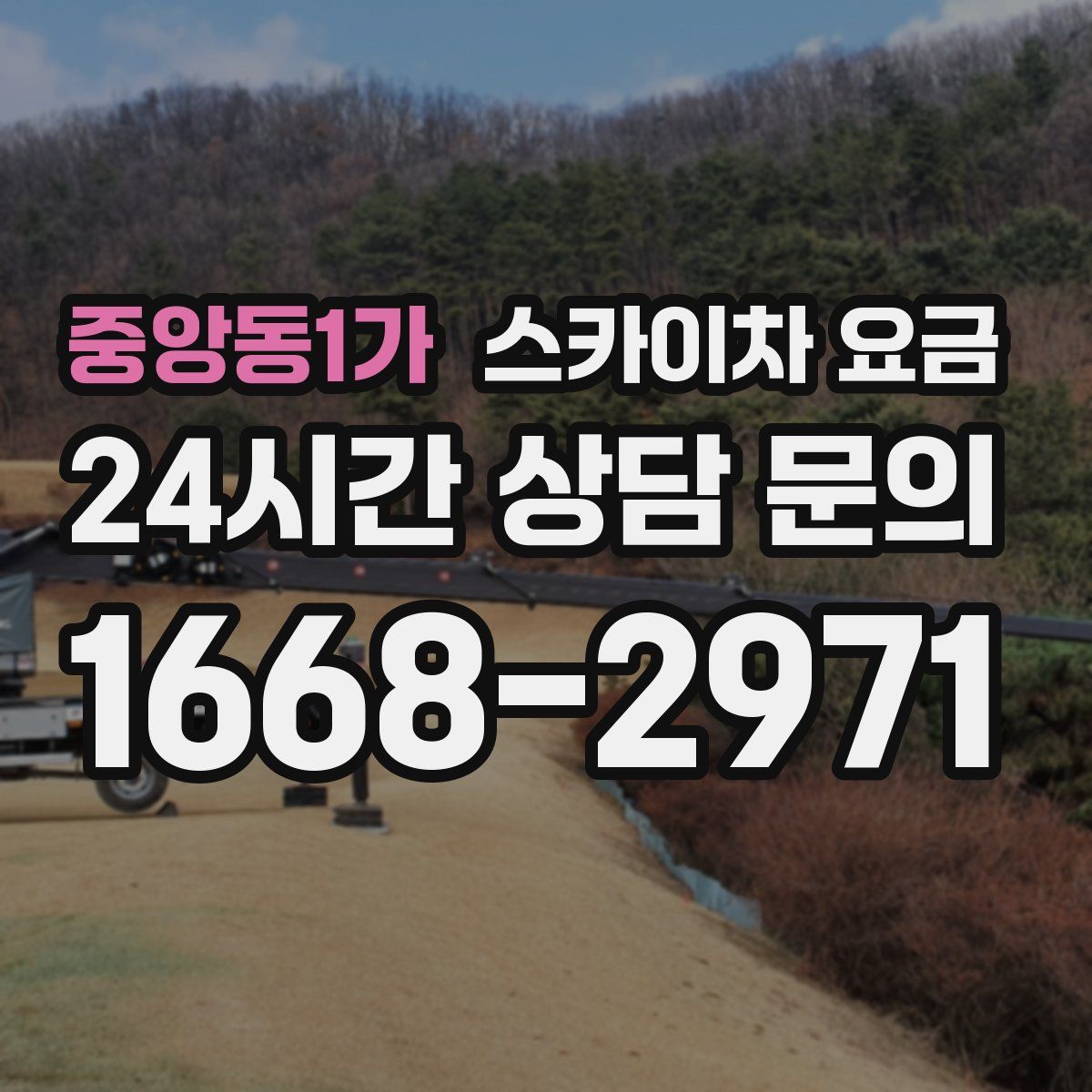 중앙동1가 스카이차 요금