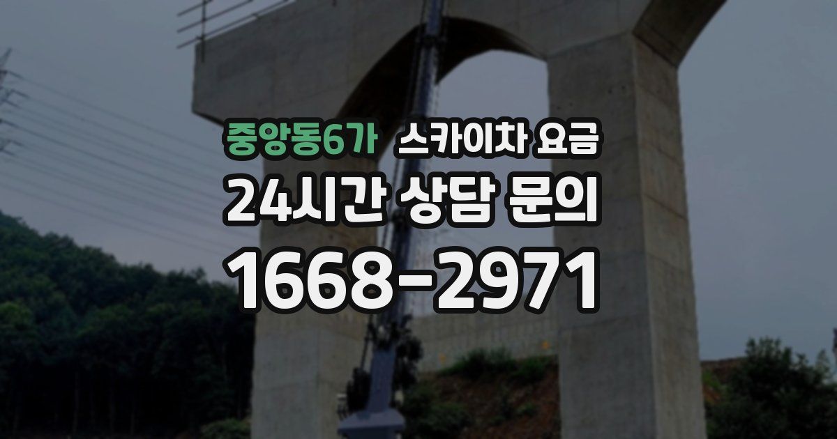 중앙동6가 스카이차 요금