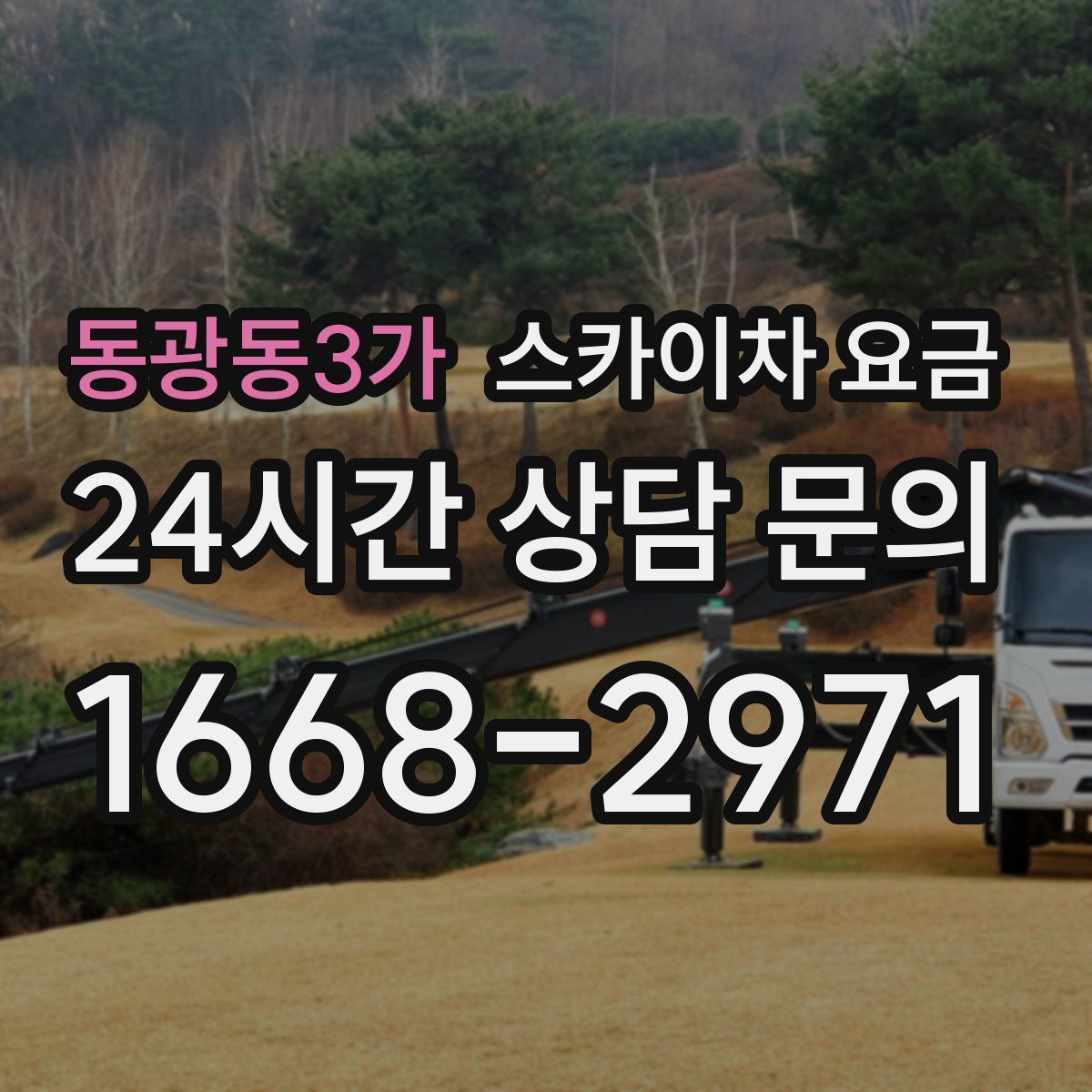 동광동3가 스카이차 요금