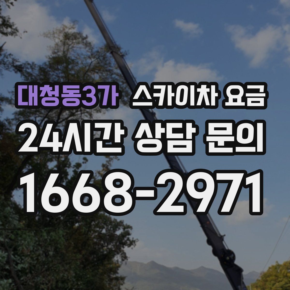 대청동3가 스카이차 요금