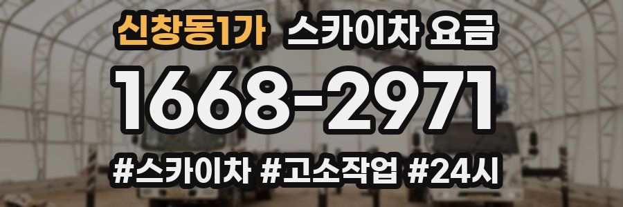 신창동1가 스카이차 요금
