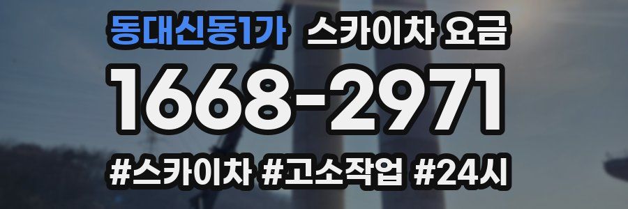 동대신동1가 스카이차 요금