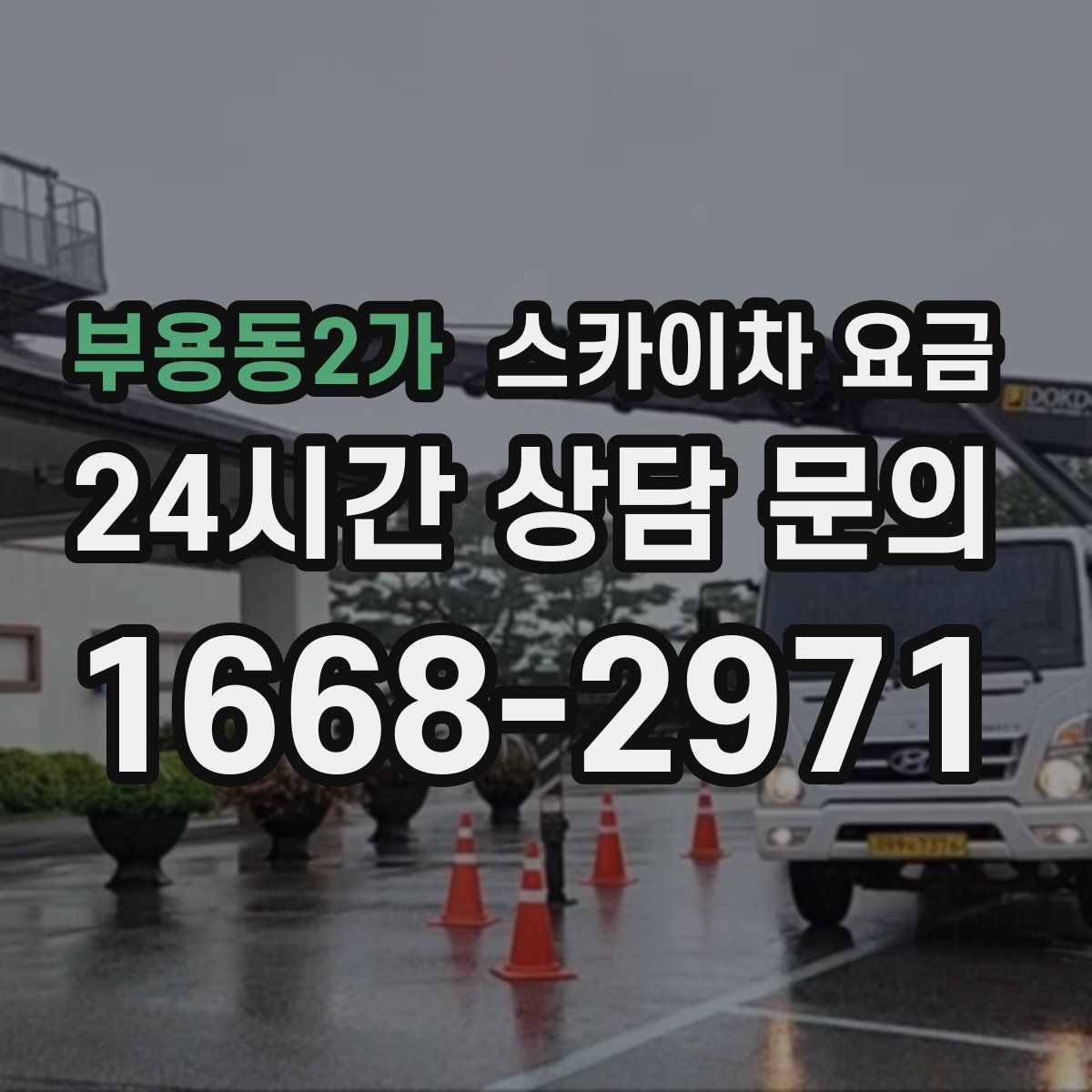 부용동2가 스카이차 요금