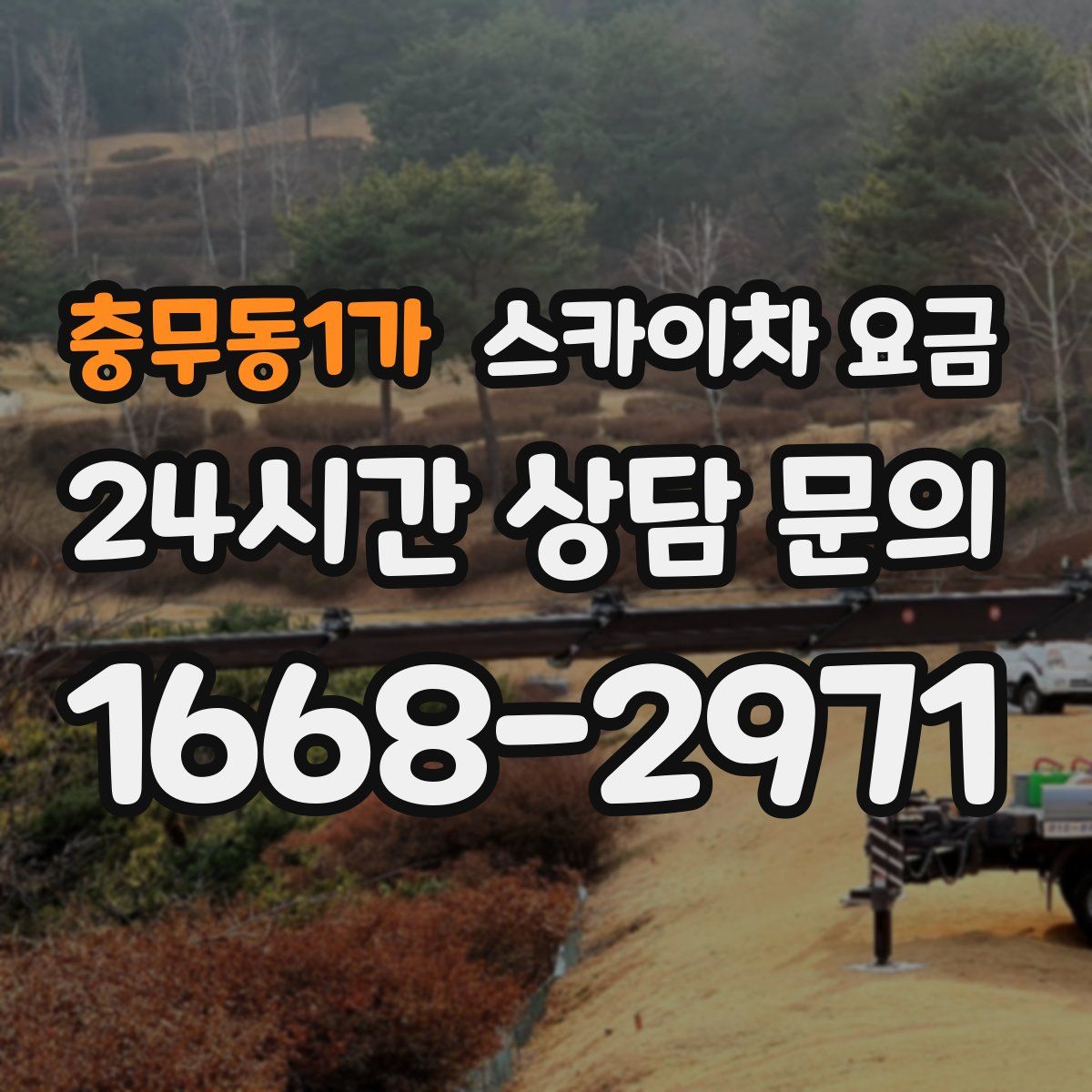 충무동1가 스카이차 요금