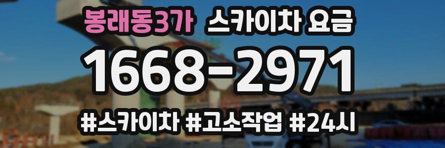 봉래동3가 스카이차 요금
