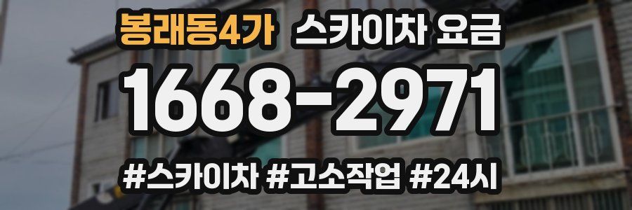 봉래동4가 스카이차 요금