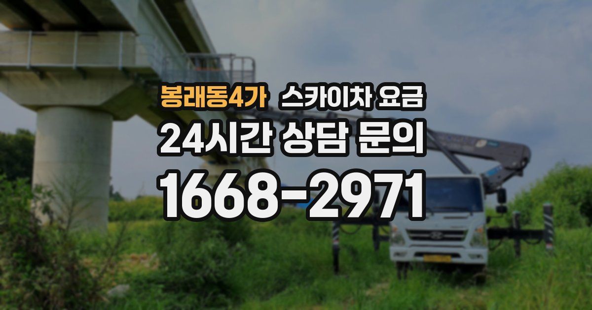 봉래동4가 스카이차 요금