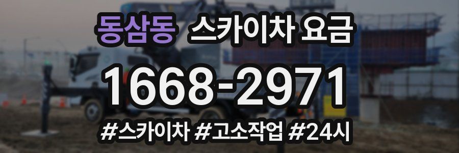 동삼동 스카이차 요금