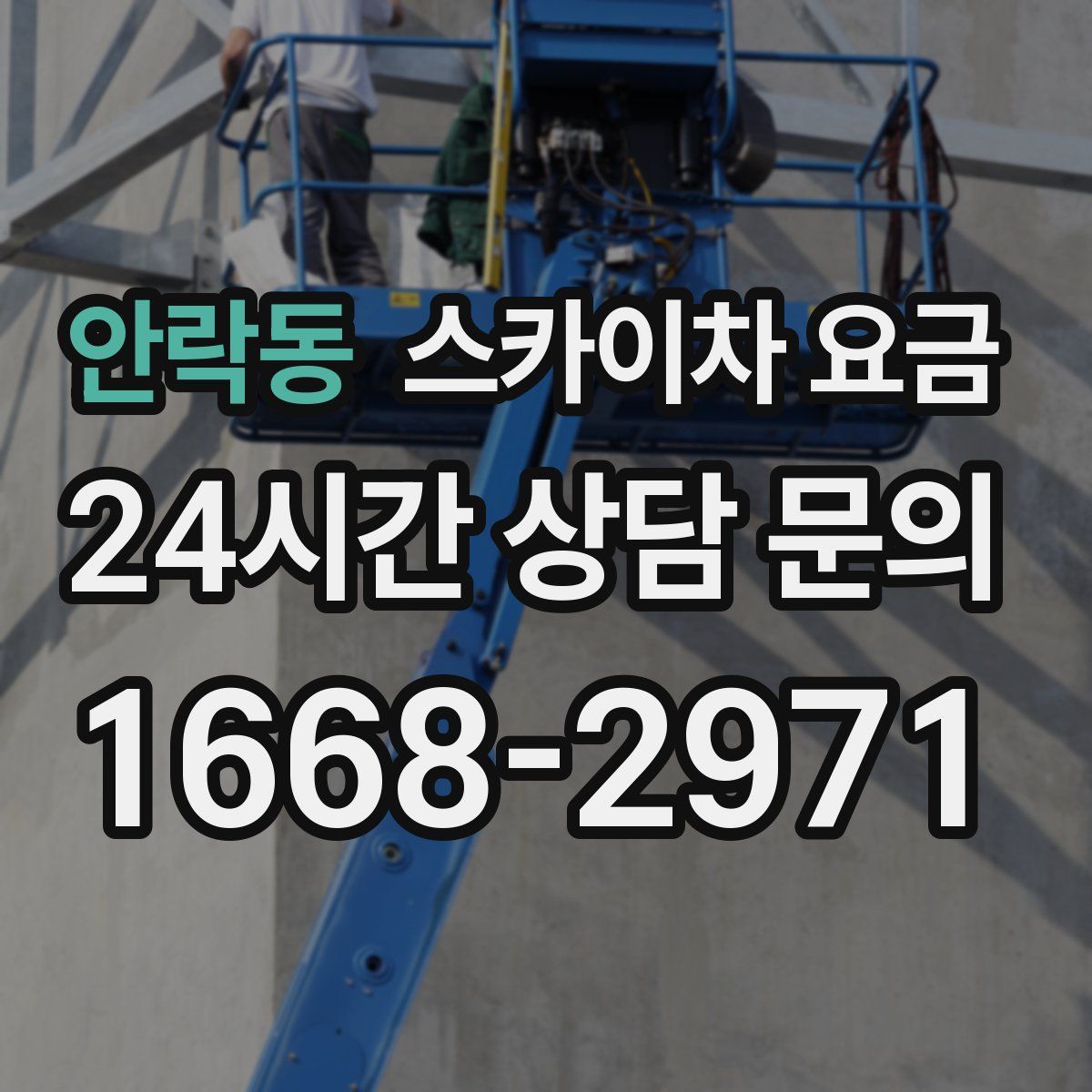 안락동 스카이차 요금