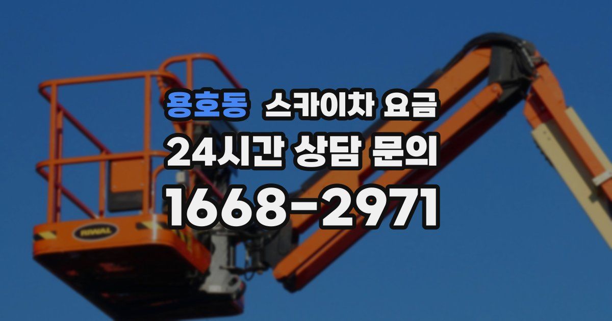 용호동 스카이차 요금