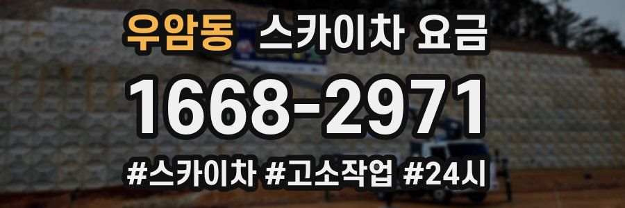 우암동 스카이차 요금